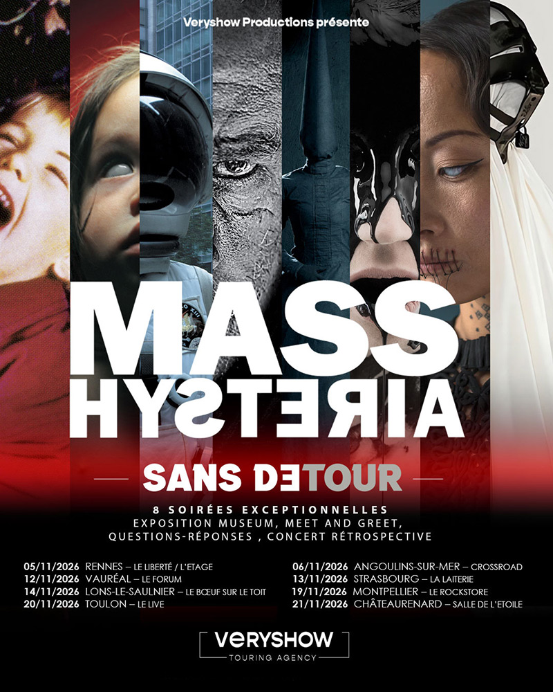 Mass Hysteria sans détour : 3 dates intimes dans le Sud Mass Hysteria sans détour : 3 dates intimes dans le Sud