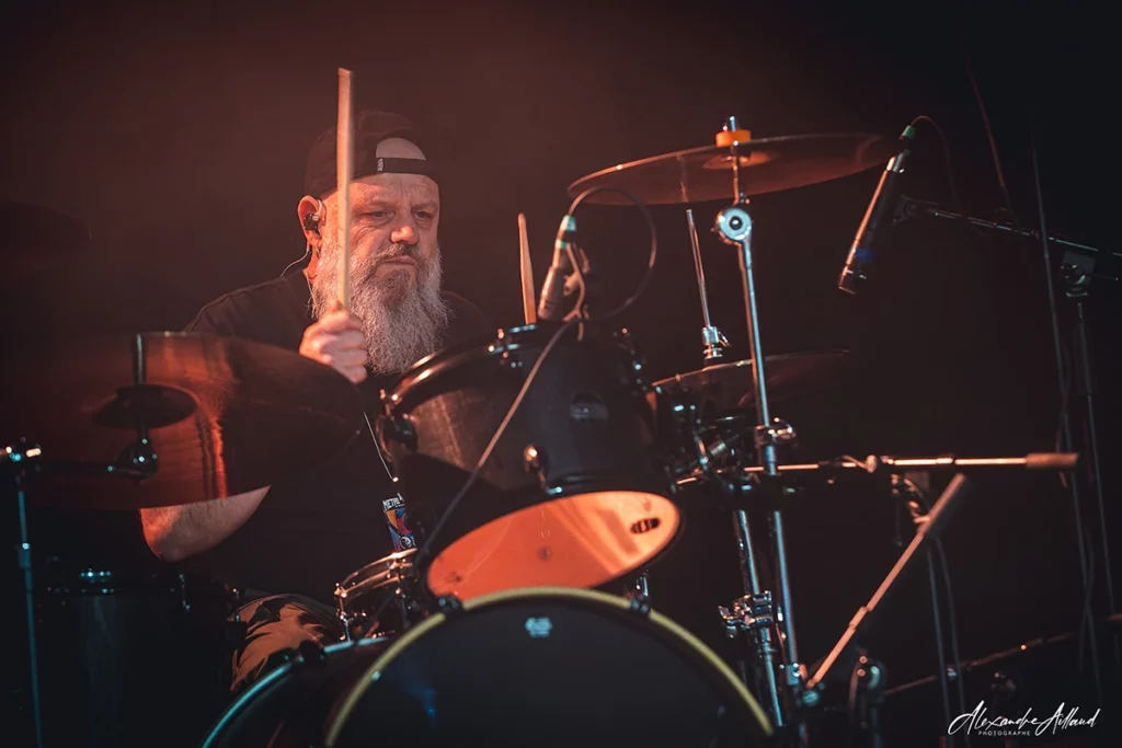 Fred le batteur de STONE COYOTE