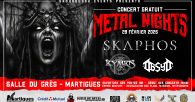 Metal Nights avec SKAPHOS, Kymris et Obsyd le 28 février 2026 - Under a Metal Sun