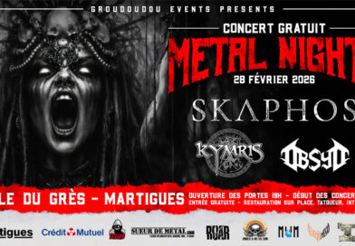 Metal Nights avec SKAPHOS, Kymris et Obsyd le 28 février 2026 - Under a Metal Sun