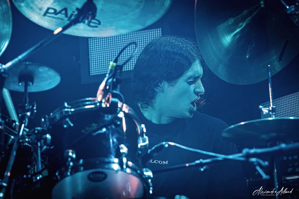 Hugo, batteur du groupe SEPTARIA - © Under a Metal Sun