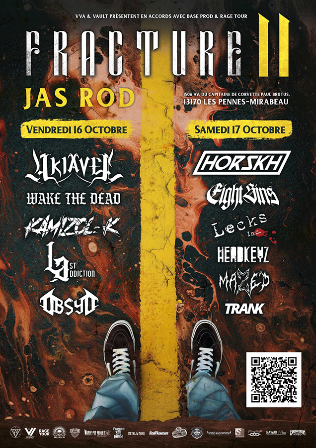 Fracture 2 : festival Metal au Jas'Rod les 16 et 17 octobre 2026 (programme) - Under a Metal Sun