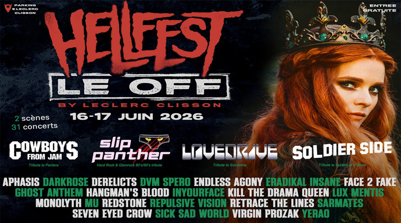 Hellfest le Off au Leclerc de Clisson est de retour les 16 et 17 juin 2026