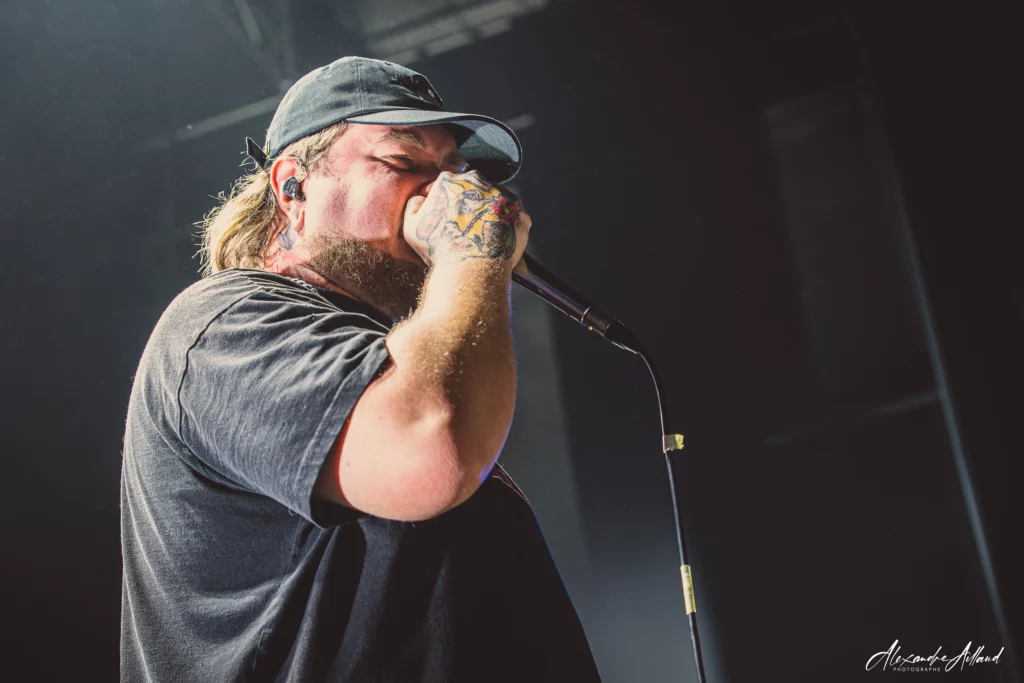 Marley, frontman de Soul Splitter au Headbang Festival - © Under a Metal Sun