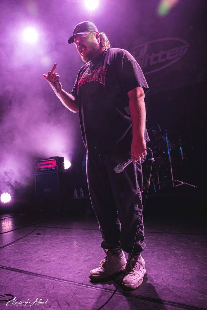 Marley, le chanteur de Soul Splitter au Headbang Festival - © Under a Metal Sun