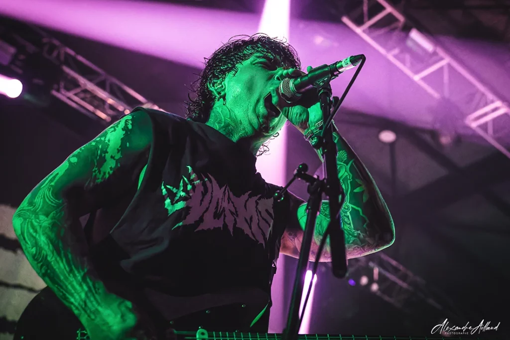 Luka Garotin guitariste de TEN 56. au Headbang Festival au 6MIC d'Aix-en-Provence - © Under a Metal Sun