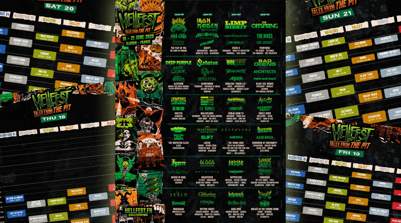 Le running order du Hellfest 2026 est dévoilé - Under a Metal Sun