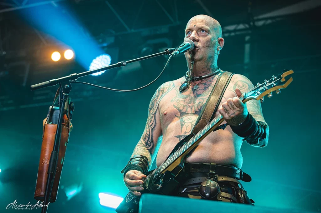 Luc Arbogast le vendredi après-midi à la Temple du 18eme Hellfest - © Under a Metal Sun