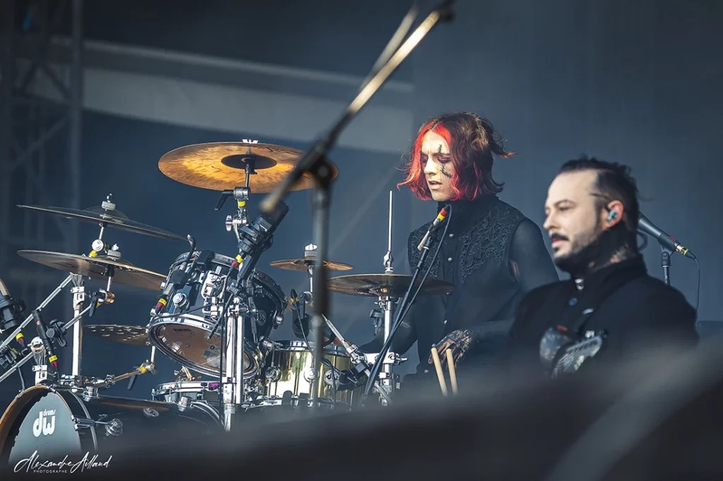 Motionless in white au Hellfest 2025 - Under a Metal Sun