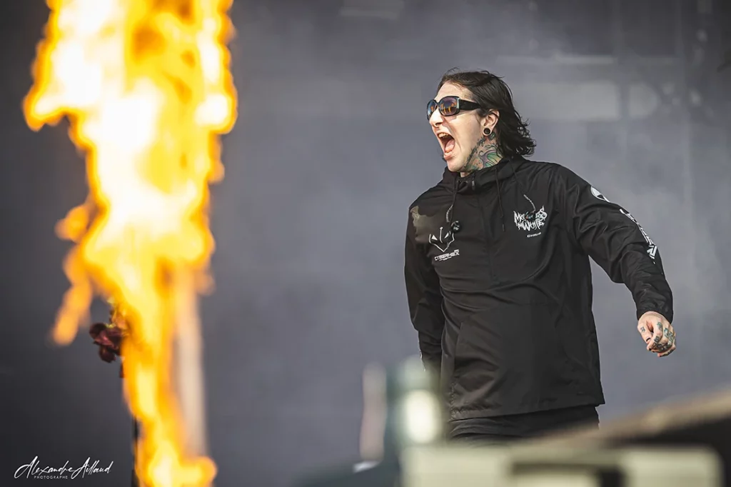 Motionless in white au Hellfest 2025 - Under a Metal Sun