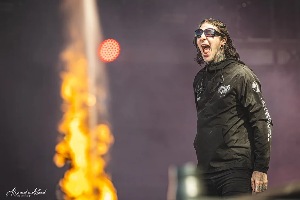 Motionless in white au Hellfest 2025 - Under a Metal Sun