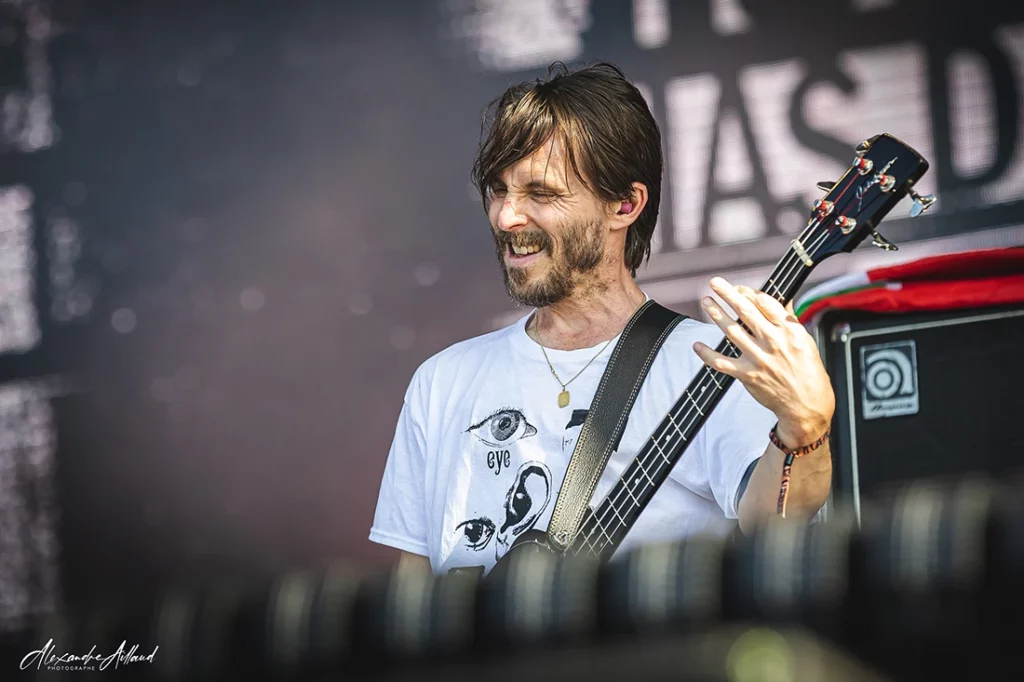 Magnus Flagge avec REFUSED / Hellfest 2025 - © Under a Metal Sun