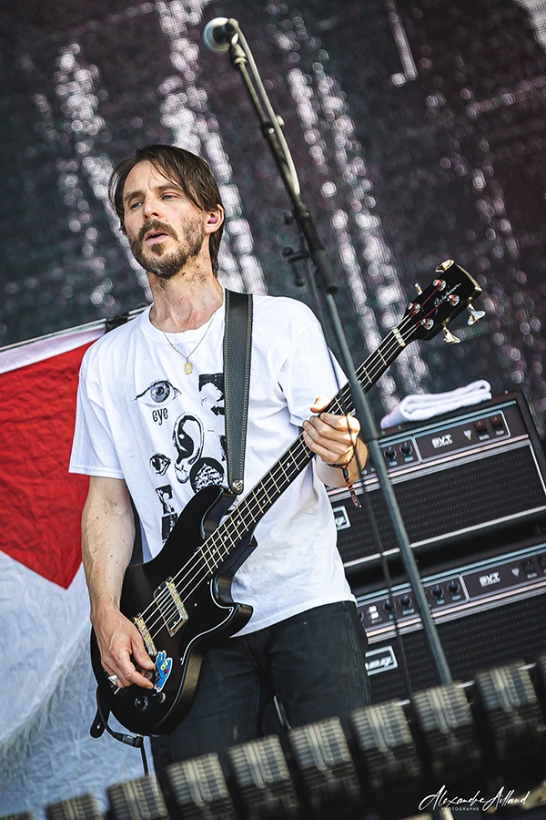 Magnus Flagge avec REFUSED / Hellfest 2025 - © Under a Metal Sun