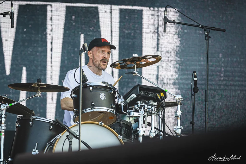 David Sandström avec REFUSED / Hellfest 2025 - © Under a Metal Sun