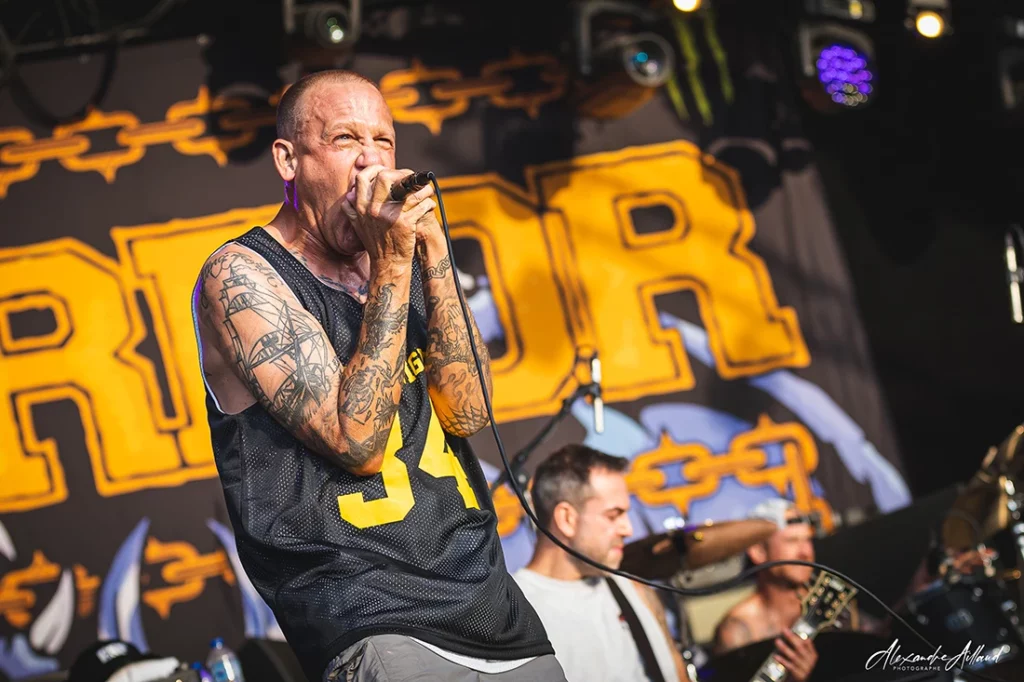 Scott Vogel, l'iconique chanteur de TERROR au Hellfest 2025 - © Under a Metal Sun