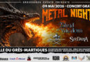 Metal Nights avec SYR DARIA, MARIE ANTOINETTE et BLIND WISDOM le 09 mai 2026 - Under a Metal Sun