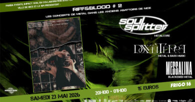 Riff & Blood #2 le 23 mai 2026 au Frigo 16 à Nice.