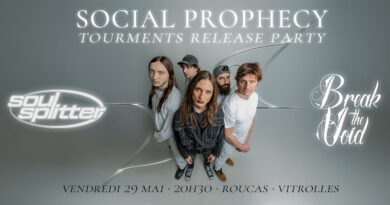 SOCIAL PROPHECY annonce la release party de son album Tourments, le 29 mai 2026 à Vitrolles - Under a metal Sun