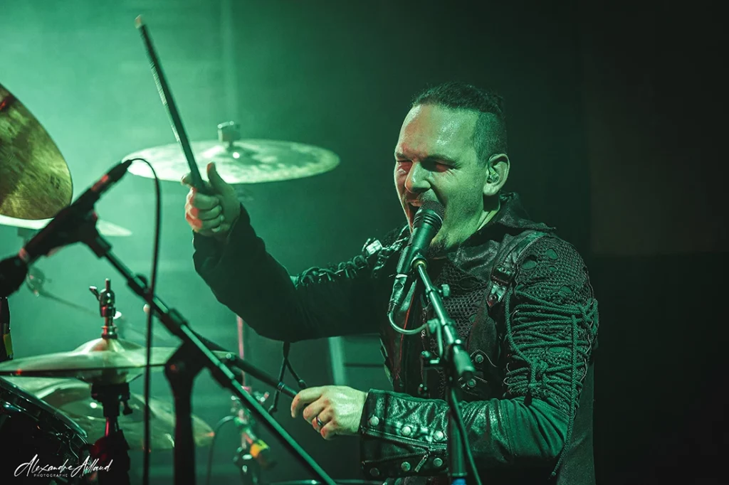 Sylvain, batteur de Blind Wisdom - Under a Metal Sun