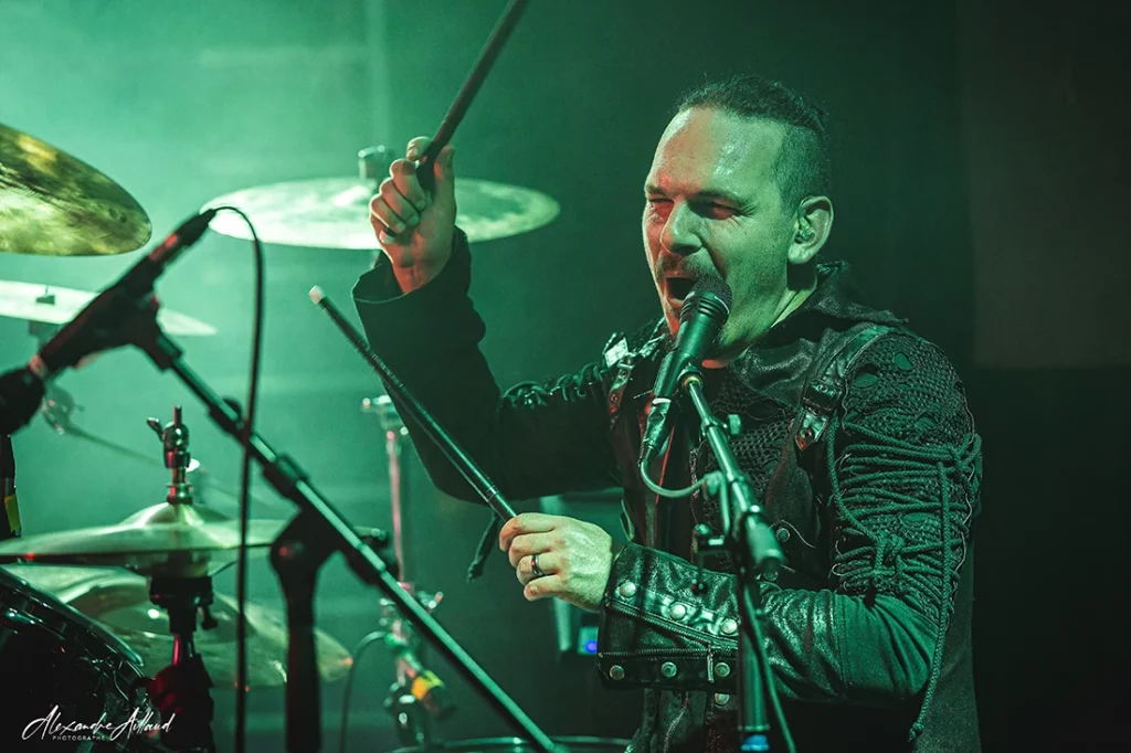 Sylvain, batteur de Blind Wisdom - Under a Metal Sun