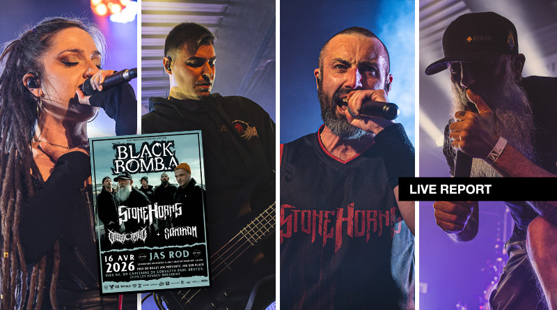 Live Report : concert de Sangham, Dissociated, Stone Horns et Black Bomb A au Jas'Rod le 16 avril 2026