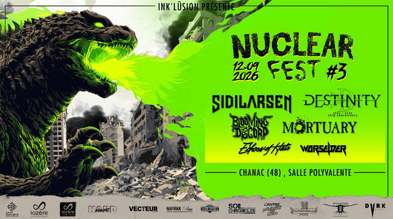Nuclear Fest 3eme édition, le 12 septembre 2026 - Under a Metal Sun