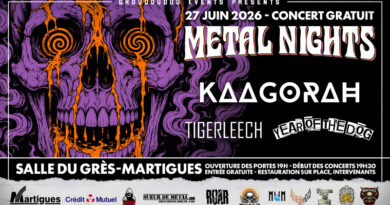 Metal Nights avec KAAGORAH, TIGERLEECH et YEAR OF THE DOG le 27 juin 2026 - Under a Metal Sun