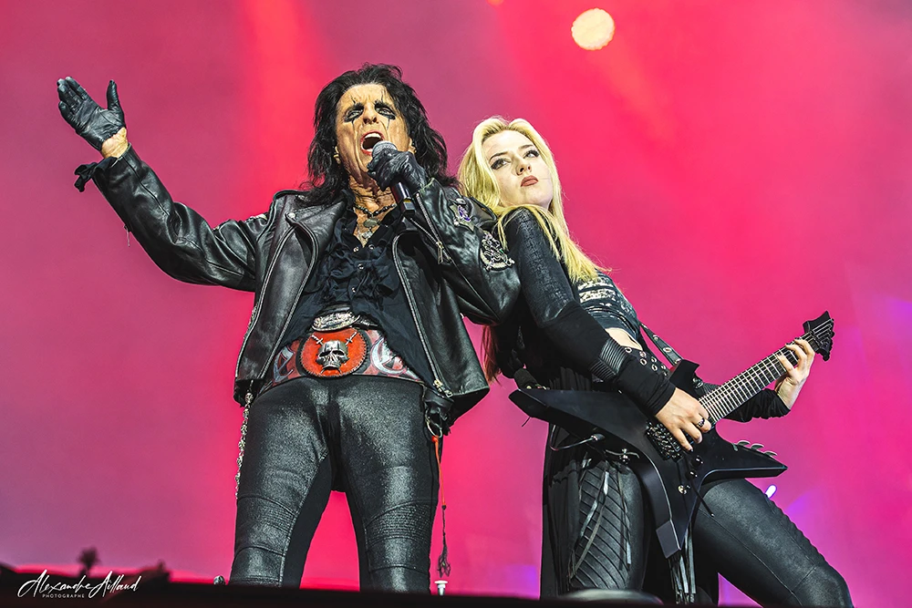 Alice Cooper et Anna Cara au Hellfest 2026 - © Under a Metal Sun