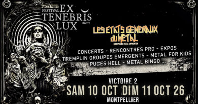 Les états généraux du Metal 4eme édition les 10 et 11 octobre 2026 - Under a Metal Sun