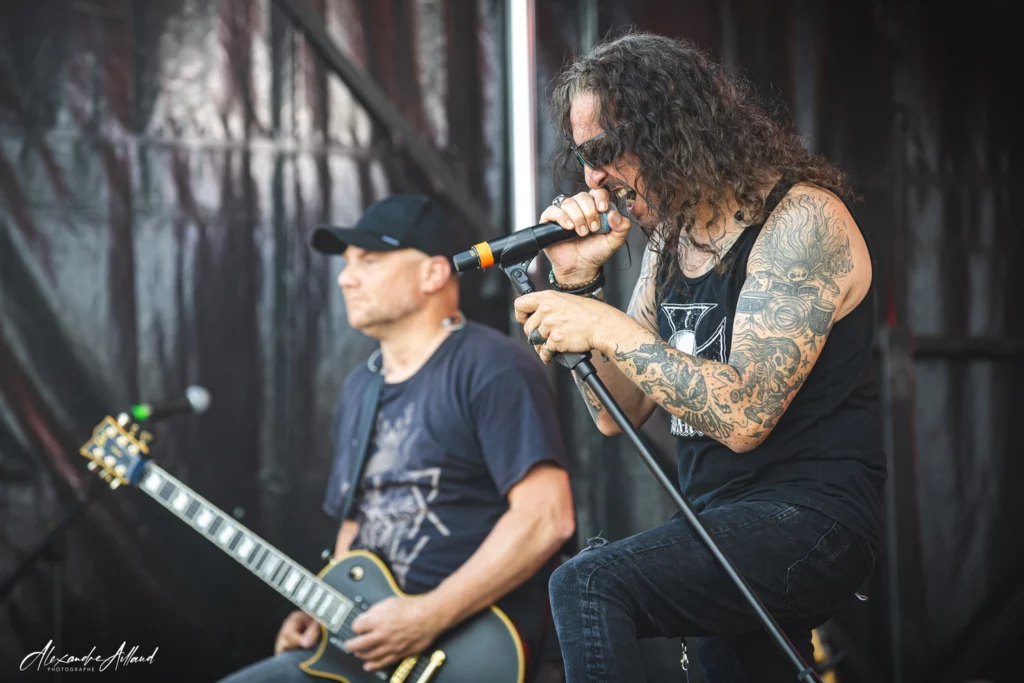 Aphasis sur la scène du Hellfest le Off en 2026 - © Under a Metal Sun