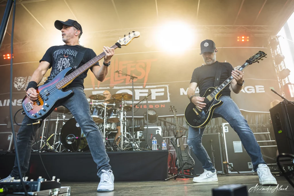 Aphasis sur la scène du Hellfest le Off en 2026 - © Under a Metal Sun