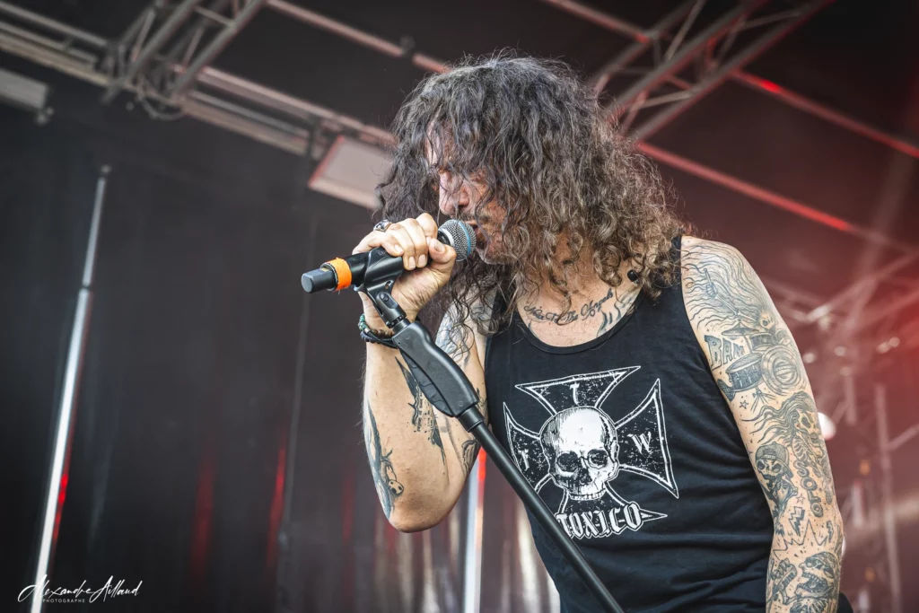 Aphasis sur la scène du Hellfest le Off en 2026 - © Under a Metal Sun