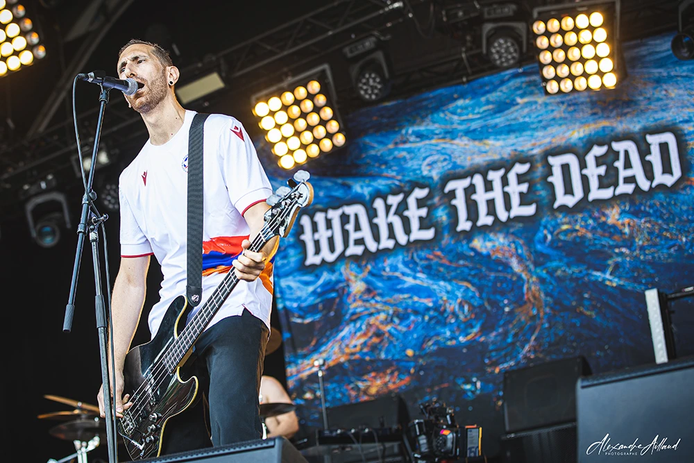 Yvan, bassiste de Wake the dead - Under a Metal Sun