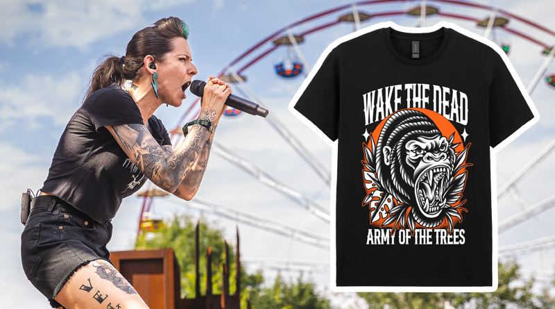 WAKE THE DEAD s’engage aux côtés de SAVAGE LANDS avec un t-shirt solidaire - Under a Metal Sun