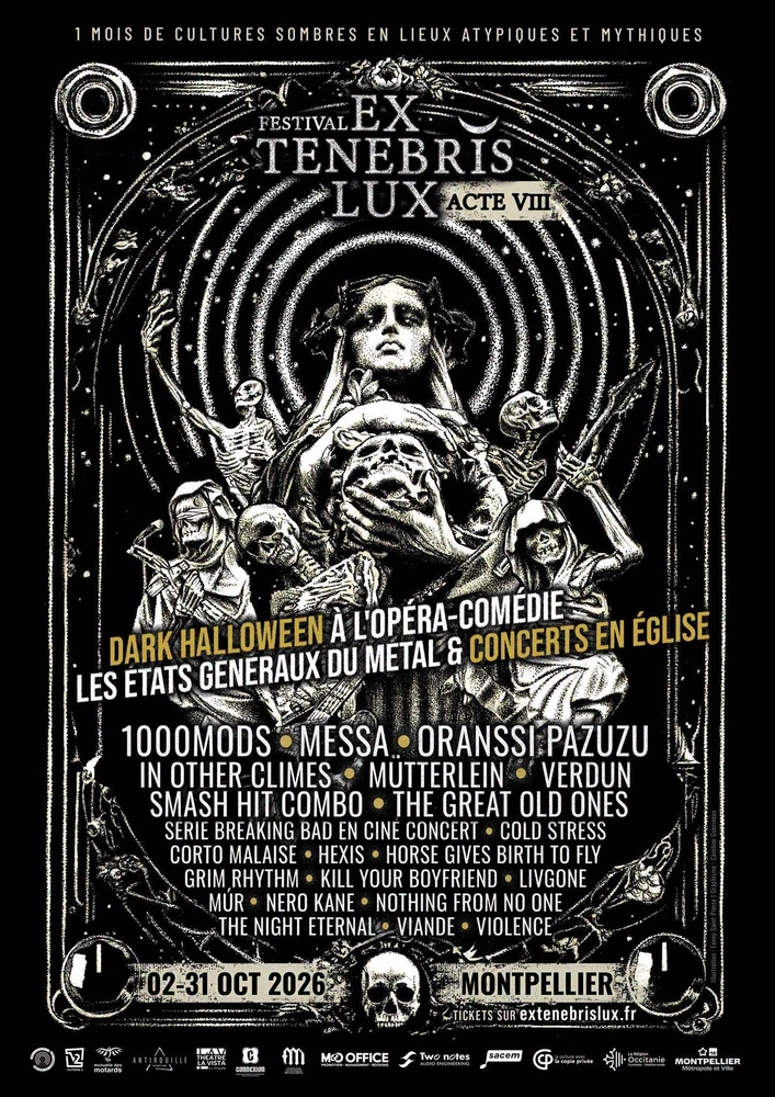 Edition 2026 du festival Ex Tenebris Lux Affiche de l'édition 2026 du festival Ex Tenebris Lux