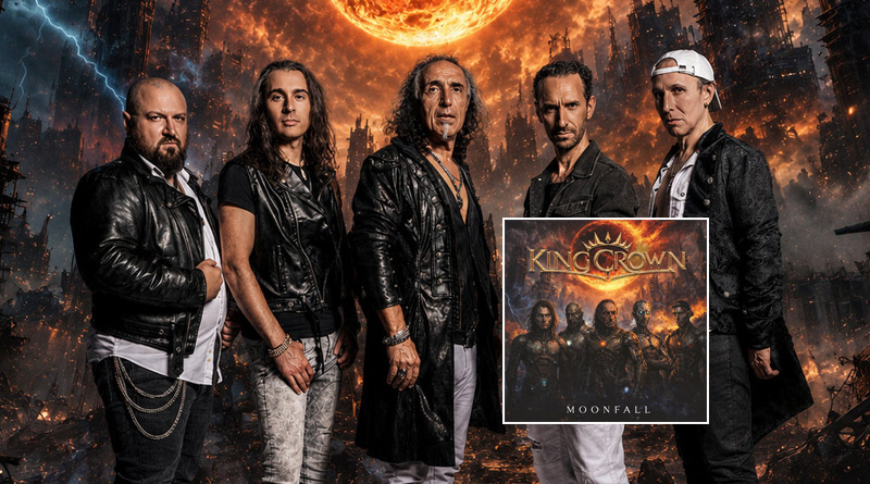 KINGCROWN sort son 4eme album "Moonfall" le 4 septembre 2026 - Under a Metal Sun