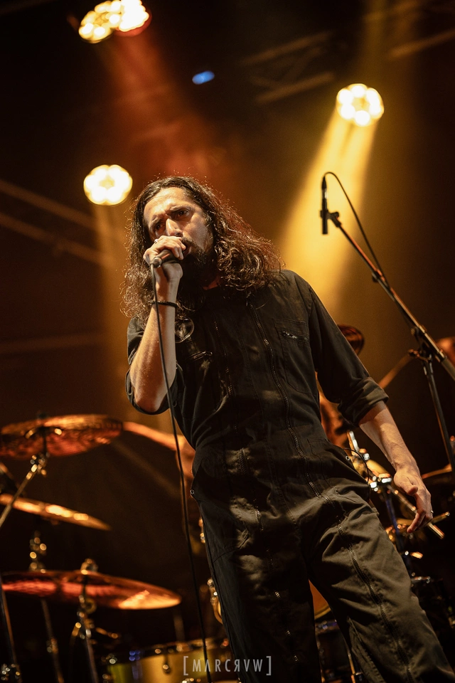 Pierre, chanteur de KALVAIRE au Jas'Rod - Under a Metal Sun