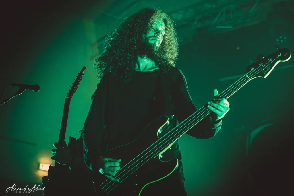 Baptiste, bassiste de Septaria au Just'n'Fest 2026 - Under a Metal Sun