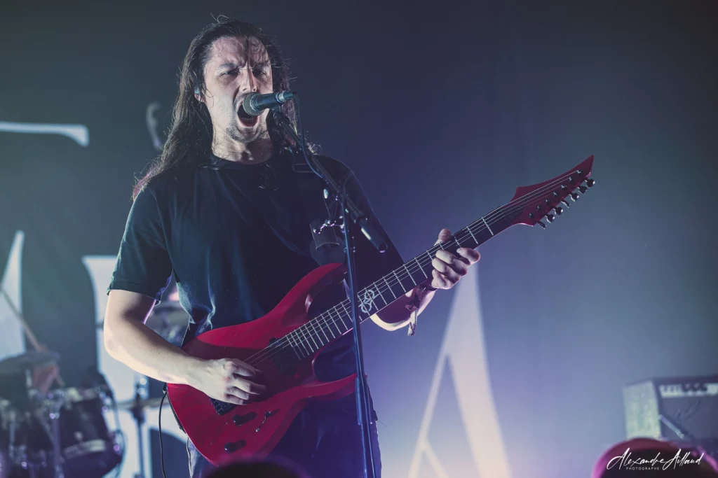 Hugo, chanteur de Septaria au Just'n'Fest 2026 - Under a Metal Sun