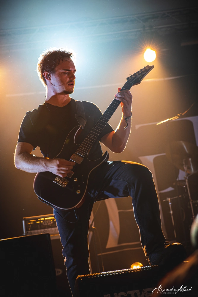 Hugo, chanteur de Septaria au Just'n'Fest 2026 - Under a Metal Sun