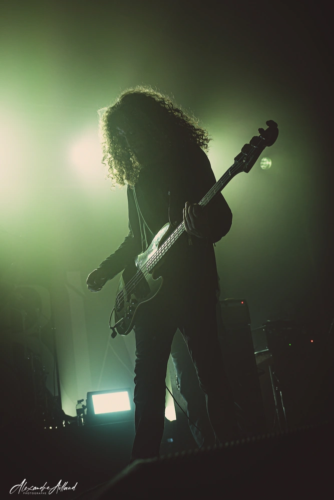 Baptiste, bassiste de Septaria au Just'n'Fest 2026 - Under a Metal Sun